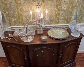 We have the biggest collection of crystal, sterling, lead crystal, you name it...SO lovely!