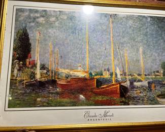 Claude Money print, beautifully framed