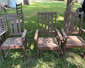 3 outdoor rockers
