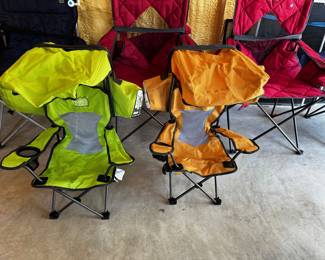 2 children camping chairs