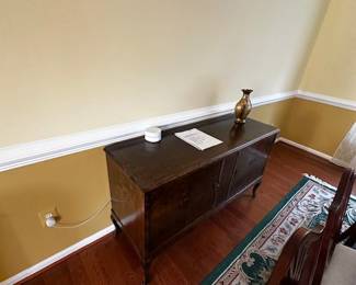 antique Scandinavian solid wood sideboard