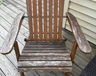 Adirondack wooden chairs (1 of 2)