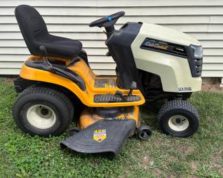 Cub cadet riding lawnmower