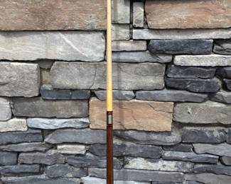 Close up of pool cue