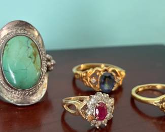 Close up of some jewelry