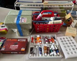 Games & art supplies