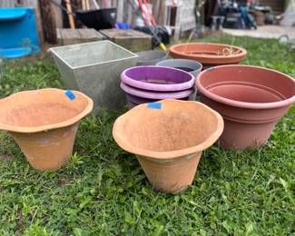 Outdoor pots