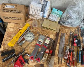 Assorted tools & door reversal kit