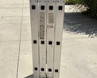 Close up & folding up of Multi-Purpose ladder