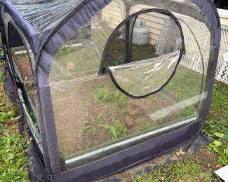 Raised bed cover, for Greenhouse effect.