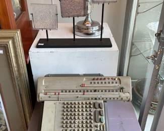 Vintage mechanical Monroe calculator $40 + tax