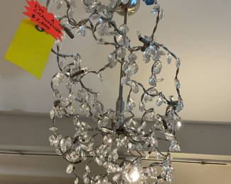 Handmade wire and crystal beaded chandelier $800 + tax