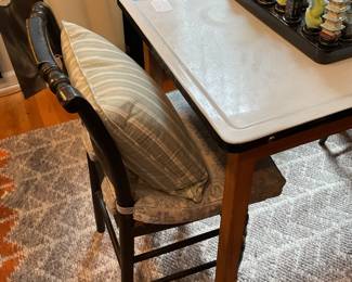 Set of 2 Nichols and stone Hitchcock style chairs $30 + tax each 