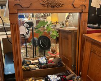 Dresser with mirror late 1800s - early 1900s $400 + tax