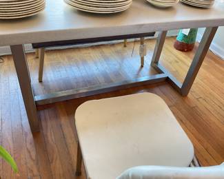 Concrete dining table 30” x 72” x 40” $800 + tax