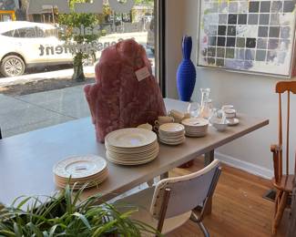 Concrete dining table 30” x 72” x 40” $800 + tax
