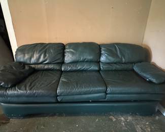 Green sleeper sofa!