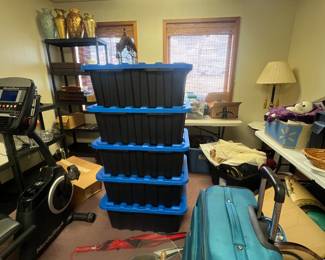 Everything in the bins are up for grabs to be boxed $50. As much as you can fit