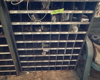 Bolt bin includes contents