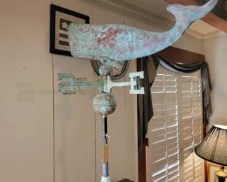 Decorative Whale Weather Vane