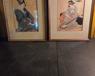 Late 18th century color woodblock prints. Artist: Kitagawa Utamaro