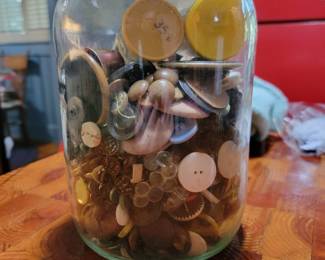 Collection of Vintage and Antique Buttons.