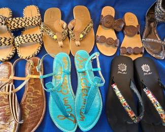 Sandals Flip Flops Lucky Brand, Sperry, Jack Rogers, Yellowbox, Sam Edelman, Vince Camuto