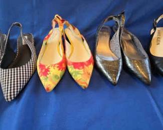 Slingback Heels Flats Anne Klein, Steve Madden