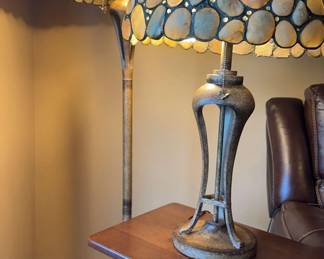 Tiffany Style Natural Stone Lamps Tabletop Floor