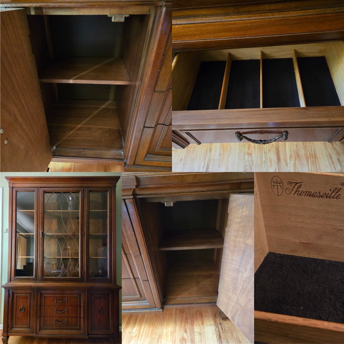 Vintage Thomasville China Cabinet