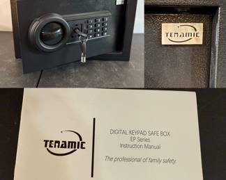 Tenamic Digital Keypad Safe Box
8” x 8” x 12”