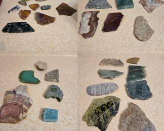 Close to 100 Agate slabs from Australia 