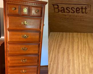 Basset maple 6 drawer lingerie chest