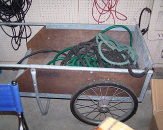 YARD CART & HOSES