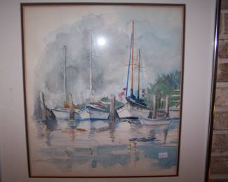 WATERCOLOR--WATER SCENE