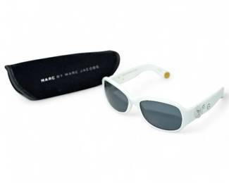 Marc by Marc Jacobs White Sunglasses w/ Case