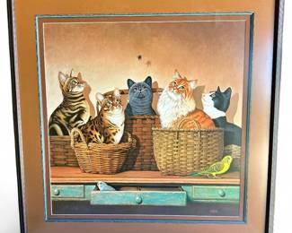 Braldt Bralds Basket Cases Lithograph