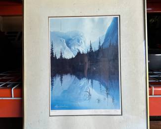Limited Edition Lithograph 'Mirror Lake' by Inge Saastad