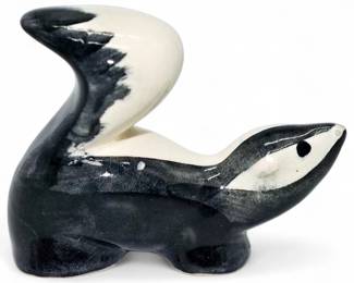 Vintage Ceramic Skunk Figurine