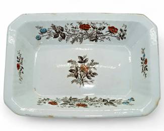 Antique Wedgwood & Co Royal Stone China Rectangular Dish
