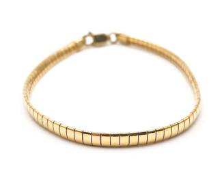 Omega Sterling 925 Gold-Tone Bracelet