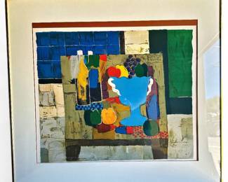 Jean Oosterlynck Nature Morte I Lithograph