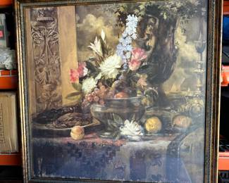 Murphy MacDonald Sea View & Peonies Print