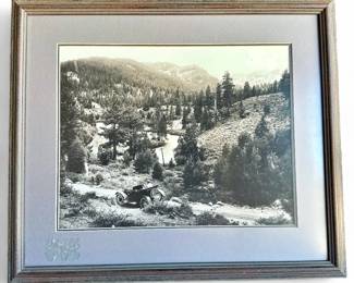 Framed Vintage Photograph 'By Alpine Meadows'