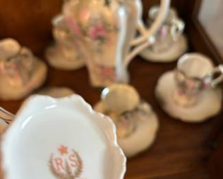 RS Prussia Porcelain Tea Set