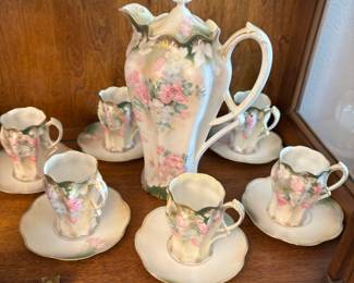 RS Prussia Porcelain Tea Set