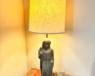Mystic Monk Figural Table Lamp