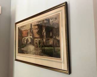 1920s Beguinage A. Bruges Print by Alfred Van Neste