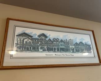 Framed & Matted "Leavenworth – Washington's Own Bavarian Village" Print by Bev Schreiber