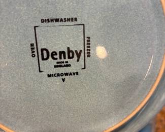 Denby Azure Haze Dinnerware Set & Casserole Dish
